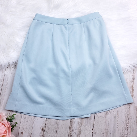 LOFT Ann Taylor Blue Skirt - Picture 5 of 6